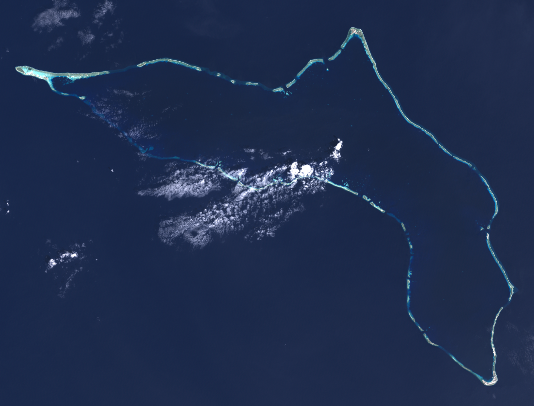 Kwajalein via satellite